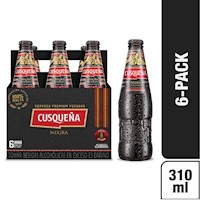 Cerveza CUSQUEÑA Malta Pack 6 Botella 310ml
